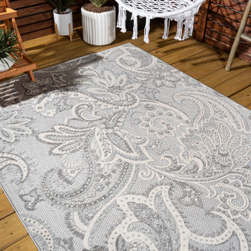 Gordes Paisley High-low Indoor/outdoor Area Rug